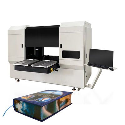 Drukarka HXEP400 z dwoma stacjami na krawędzi ¥ 4-8 Inkjet kolorowy, technologia Micro Piezo, drukowanie bez przerwy dla bloków książkowych