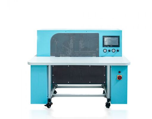 HX18B Semi-Auto Notebook Elastic Band Fixing Machine Semi-Automatic Notebook Elastic Band Fixing Machine zaprojektowana do pracy