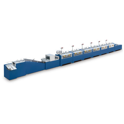 HX470GT Gathering Machine Sequential Feeding Reject Function For Automatic Perfect Binding Line