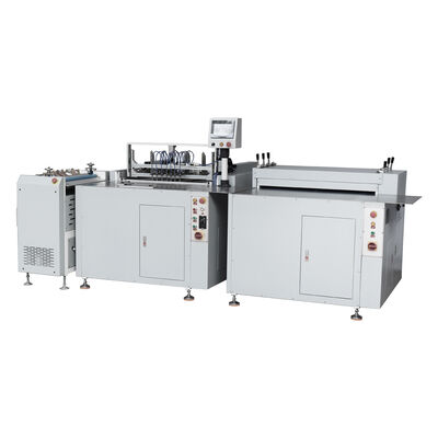 Semi-Auto Dual Station Case Making Machine Wysoka wydajność dla kalendarzy Certyfikaty sztywne okłady pudełkowe